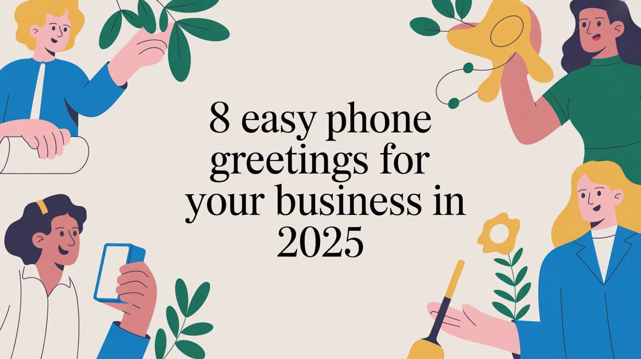 8 Easy Phone Greetings for Your Business in 2026